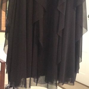 Alex Evenings plus 1x tulle/mesh layers long skirt